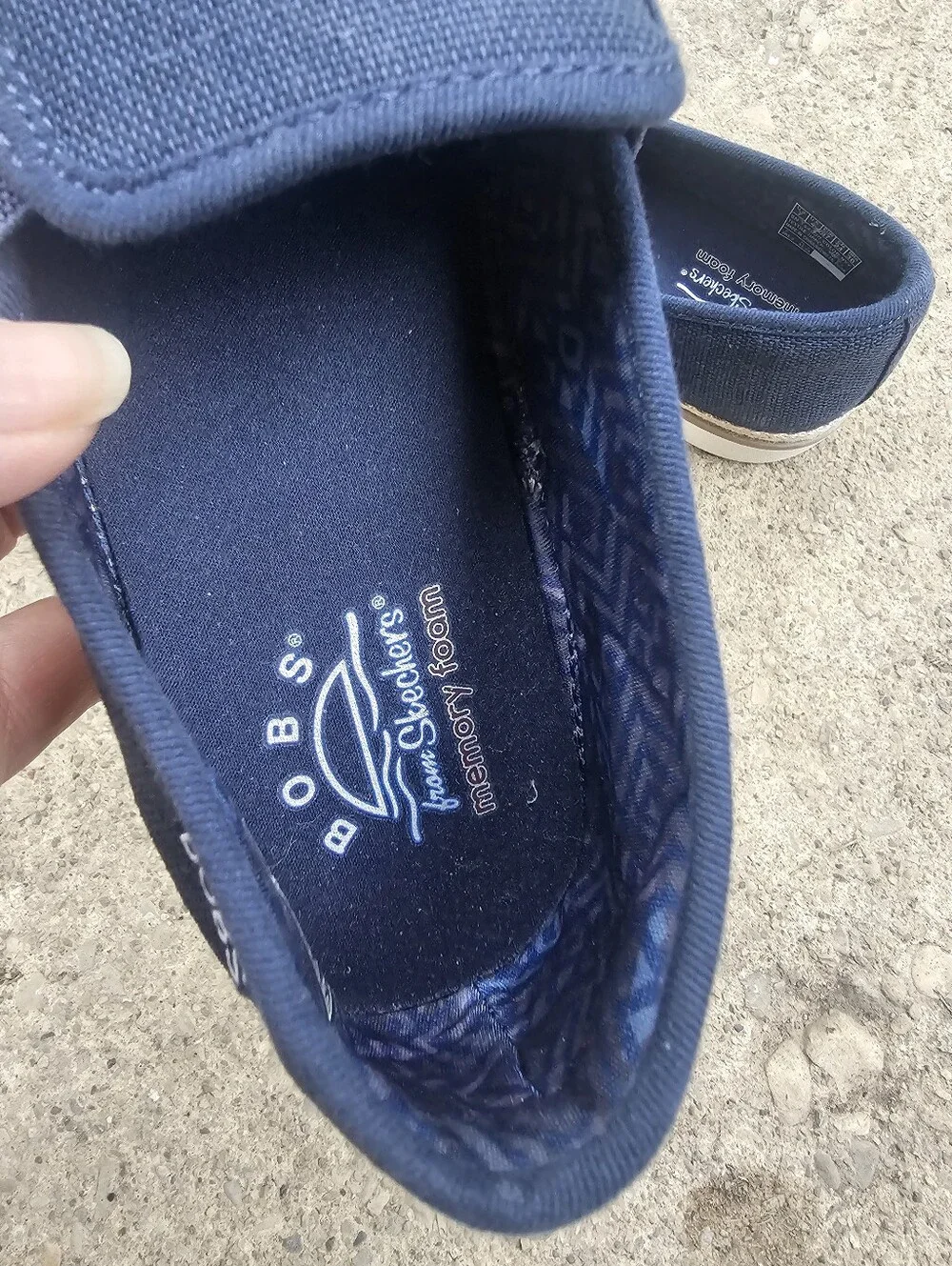 Women's Flexpadrille Lo Shiny Spritz Canvas Slip On Sz 7